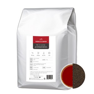 아쌈 CTC BOPSM / Assam CTC / 벌크 대용량 카페용 / 홍차 / 밀크티 베이스 / 아만프리미엄티, 500g, 1개입, 1개, 500g