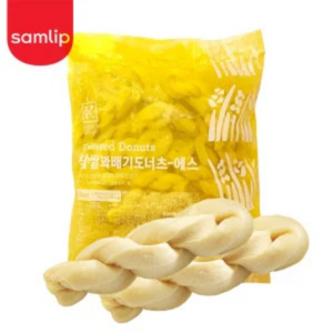 SPC삼립 찹쌀꽈베기도너츠 45gx20개/냉동생지, 1개, 900g