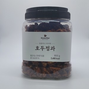 코스트코 그린너트 호두정과 800g 호두강정 달콤 바삭 간식 안주 비정제설탕, 1세트