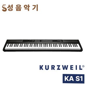 커즈와일 전자 디지털 피아노, KaS1, 블랙, 1개