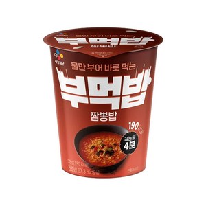 CJ제일제당 부먹밥 짬뽕밥, 6개, 52g