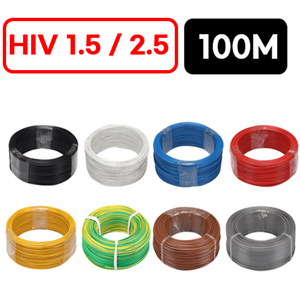 국산 HIV 전선 1.5SQ 2.5SQ 100M 300M 1등급 전기선 KS인증, HIV 2.5SQ(100M), 백색, 1개