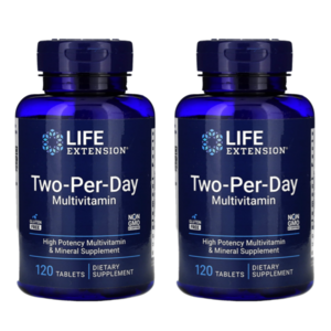 Life Extension 라이프익스텐션 투퍼데이 Two-Pe-Day Tablets 타블렛 120정, 2개