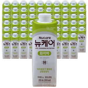 뉴케어 화이바 식이섬유 장건강 환자영양식, 60개, 200ml