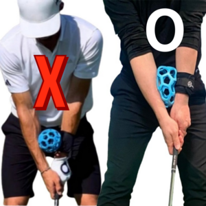 골프연습도구 프로 바디스윙 엘보픽스 상상golf 치킨윙 임팩트볼 골프스윙연습기, 1개