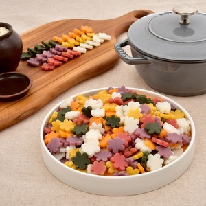 사임당 국내산 쌀로만든 오색 꽃떡국떡 6종혼합, 꽃떡국떡 500g, 500g, 1개