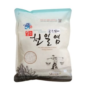 남도식품 신안 천일염 1kg 간수가쏙빠진 굵은소금, 1개