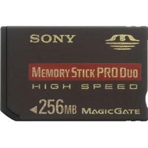 SONY 메모리 스틱 PRO 듀오(Hi-Speed) 256MB [MSX-M256NU], 1개