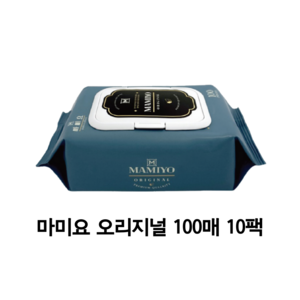 마미요 오리지널 유아물티슈 캡형 50평량, 100개입, 10세트