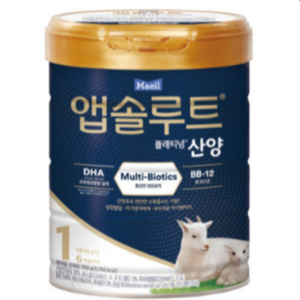 앱솔루트 플래티넘 산양분유 1단계, 750g, 2개