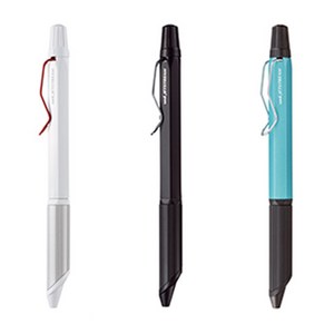 미쯔비시 제트스트림 엣지 3색볼펜 0.28mm SXE3-2503-28 다색볼펜 필기구, 화이트레드
