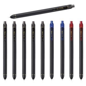 Pentel ENERGEL 에너겔 슬림(BLN435R1/BL437R1) 0.5mm/0.7mm 10개 세트, 에너겔 슬림 0.7mm 흑 6개+청 2개+적 2개