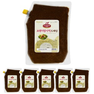 쉐프원 프렌치발사믹 드레싱 2kg, 5개