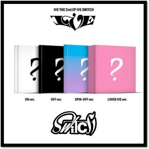 아이브 2집 EP 앨범 IVE SWITCH(4종세트)해야 아센디오, 1세트(4EA)