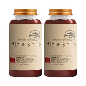 헬스앤푸드 러시아산 차가버섯분말 100g, 2개