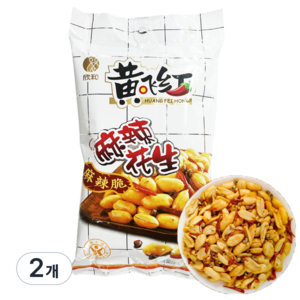 황비홍 마라땅콩 스낵, 210g, 2개