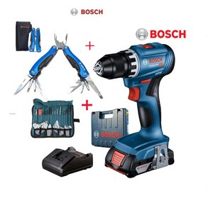 BOSCH 보쉬18V충전해머드릴GSB18v-21 악세사리100P+보쉬멀티플라이어포함, 1세트