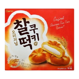 청우식품 찰떡쿠키 오리지널 10p, 215g, 1개