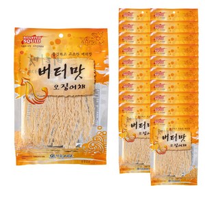 버터맛 오징어채 32g X 10개 마른안주 버터구이 간식