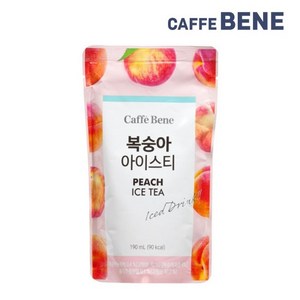 카페베네 복숭아아이스티, 190ml, 50개