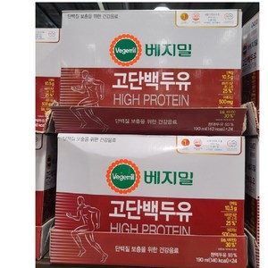 정식품 고단백 두유 190ml, 24개