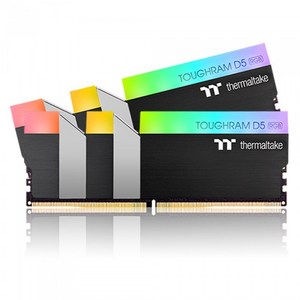 써멀테이크 DDR5-6400 CL32 TOUGHRAM RGB, 블랙 패키지 (32GB(16Gx2)), 2개