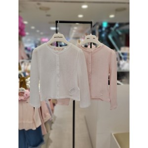 페리미츠 여아용 냉감 베이직 가디건 P2525G452
