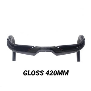 ZIPP 카본핸들 카본드롭바 자전거핸들 로드 픽시 자전거 초경량, Gloss 420MM, 1개