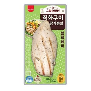 삼립 직화구이 닭가슴살 블랙페퍼, 100g, 5개