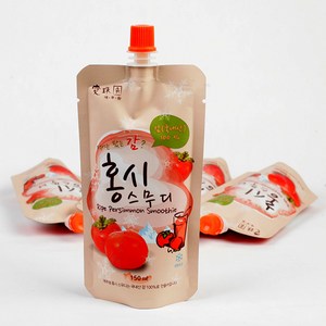 천연과일즙 아이스 홍시스무디 5팩 간식용, 150ml, 5개