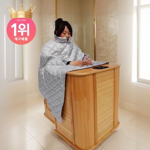 크로스바이 1인 사우나 찜질방 건식 마사지 반신욕기