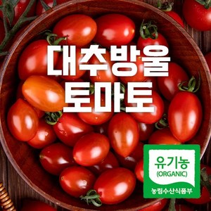 산지직송 유기인증 유기농 대추방울토마토, 1개, 2kg