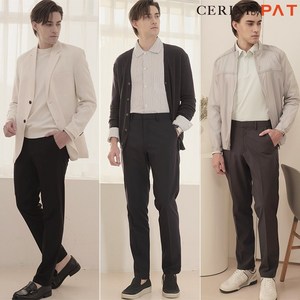 [CERINI by PAT] 남성 워셔블 스트레치 릴렉스 팬츠 3종 세트 24s