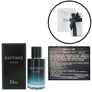 [선물포장+쇼핑백] 디올 소바쥬 EDP, 1개, 100ml