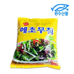 e수산물 해초무침 2kg 해초샐러드 다시마 미역줄기 톳 해초샐러드 바로 먹는 상품 버무려 무쳐져 있는 해조류, 1개