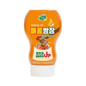 신송식품 매콤쌈장 편리한 튜브형 타입 350g, 1개