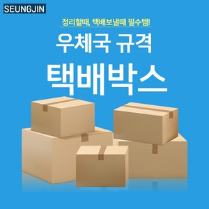 승진산업 우체국택배규격 5호 무지상자(480*380*340), 10개