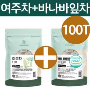 여주차+바나나잎차 티백 여주바나바잎차 식약처 HACCP인증, 1개, 100개입, 1.2mg