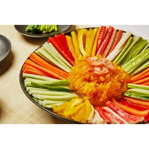 [오수연 푸드]수연이네 맛깔 해파리냉채 500g(맛살 채소 미포함), 500g, 1개