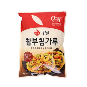 큐원 참 부침가루, 1kg, 1개