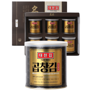 대천김 곱창김 캔, 30g, 6개