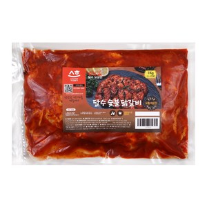 달수 숯불닭갈비 1kg 국내산고춧가루 냉장 닭넓적다리살 당일제조 춘천직송, 1개