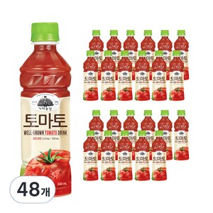 가야농장 토마토 주스, 340ml, 48개