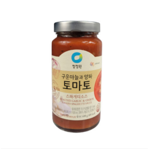 백앤 청정원 구운마늘과 양파 토마토 스파게티소스, 600g, 30개