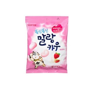 [롯데] 폭신폭신 말랑카우 밀크 158g+딸기 158g, 2개, 158g