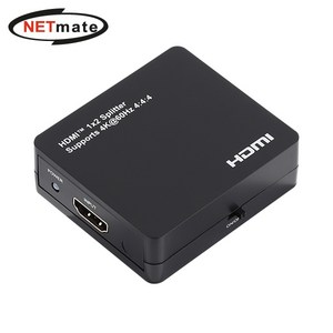 강원전자 넷메이트 NM-PTP12M 4K 60Hz HDMI 2.0 1:2 분배기, 1