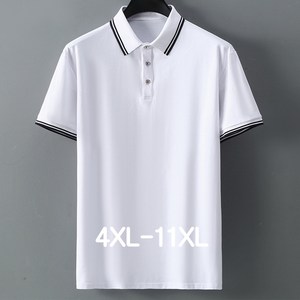 쥬엔리치 4XL-11XL 남자 빅사이즈 반팔 티셔츠 카라넥 남성 여름 티 4종 컬러