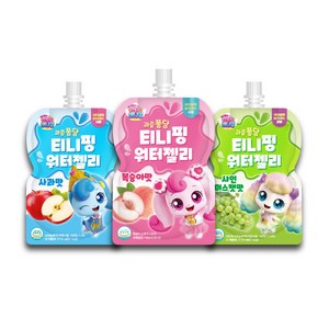 해호 캐치티니핑 과즙퐁당 티니핑 워터젤리 110ml 샤인머스캣맛 포실핑, 20개, 포실핑 샤인머스캣맛