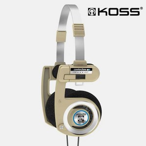 코스 포타 프로 한정판 온이어 유선 헤드폰 Koss Porta Pro 헤드 밴드휴대용, 말차그린, 애플 전환코드