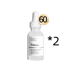 디오디너리 The Odinay 나이아신아마이드 10% + 징크 1%, 60ml, 2개